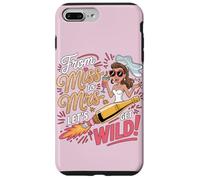 De Miss à Mrs Lets Get Wild Bachelorette Party Coque pour iPhone 7 Plus/8 Plus