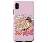 De Miss à Mrs Lets Get Wild Bachelorette Party Coque pour iPhone XS Max