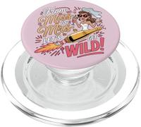 De Miss à Mrs Lets Get Wild Bachelorette Party PopSockets PopGrip pour MagSafe