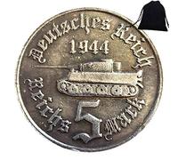 de monnaie historique sculptée à la main en Allemagne - Pièce de monnaie allemande commémorative de la Seconde Guerre mondiale