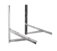 de montage AC - pliable robuste | Cadre de pour unité extérieure multi-split, de pompe à chaleur pour compresseur réglable pour l'installation d'unités extérieures