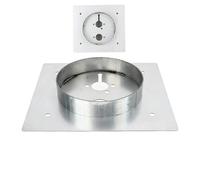 de montage au sol pour chauffage par défaut - Accessoires de voiture,Support de support de plancher chauffant de stationnement ,Pour camping-cars Garage Camions Berlines Conducteurs Camping