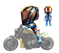 de Moto Transformable, 12 cm en ABS et Figurines d'action pour garçons à Collectionner, Version Q, décorations de Bureau de conducteur | Chapeau de Jouet de Transformation, Famille