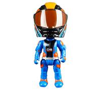 de moto transformable - Figurine d'action - Figurine de conducteur mobile - Modèle de moto de style 3D Q - Objets de collection de transformation commune - Jouet de de héros créatif