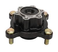 de moyeu de roue avant de 17 mm avec 4 boulons M10, adaptée pour Go Kart 110, 150, 250, d'entraînement de moyeu en alliage d'acier robuste, haute dureté, résistante à la