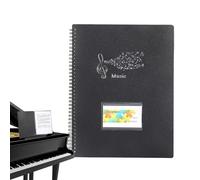 de musique portable - Dossier de documents en papier A4 | Dossier de musique pour réalisateurs, dossier de musique, porte-chansons, support de stockage de pages de musique pour