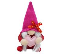 de nain de Saint-Valentin - Figurine de nain en peluche sans visage | Canapé lit doux pour décoration romantique, accessoires de photographie pour table de chevet, table basse