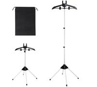 De Naveur Pliable - Porte-vêtements Réglable, Porte-repassage Portable | Organisateur De Cadre De De Séchage Des Vêtements, Station Suspendue Verticale Légère Pour Dortoir Appartement