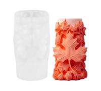 de navigation en silicone pilar - Moules de voile cylindriques de relief, coulée de résine à feuilles de pilier | de résine pour décoration de table sculptée en silicone pour l'histoire