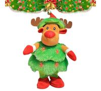 de Neige en Peluche Qui Chante - Jouet de Danse de Noël avec en Peluche | Interactive fonctionnant avec Piles pour Maison, Voiture, hôtel, Salle de Bureau et fêtes