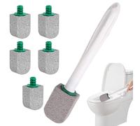de nettoyage de toilettes, outil anti-taches d'eau dure, nettoyant de toilette sans rayures, gomme de nettoyage de toilettes rechargeable, de nettoyage de salle de bain avec