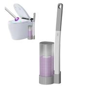 De Nettoyage des Toilettes - Brosse Et Support Jetables pour Toiletts | Brosses De Toilette, Recharges De Nettoyant pour Têtes De Recharge, Système De De Nettoyage Mural pour Cuvet