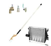 De Nettoyage Pour Radiateurs - Lance De Rinçage Robuste Pour Systèmes De Chauffage | Flexible en Acier Inoxydable avec Souffleur pour Systèmes de Chauffage Climatisation Réfrigération Camions