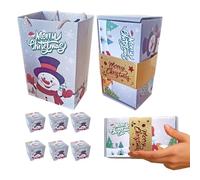 de Noël, boîte à économie d'argent de Noël pour chocolat, pliable pour les vacances, biscuits et bonbons, vin, bijoux, mariage, anniversaire, Saint-Valentin