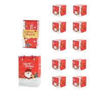 de Noël - Boîte cadeau de Noël pliable | Boîte à saut surprise de Noël | pour l'argent, parfaite pour la veille de Noël et le jour de Noël