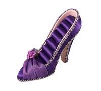 De Noël Femme Support De Rangement Pour Clous D'oreilles Présentoir à Bagues Présentoir à Bijoux Créatif Bijoux Pour Hommes Ornements Des Boucles D'oreilles Violet