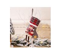 De noël Nouveau Style Creative Poupée Arbre De Noël Pendentif Décoration De Noël Chaussettes De Noël Sac Cadeau Pour La Décoration De Fête De Noël