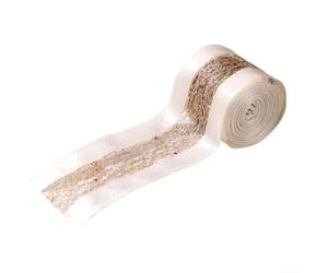 De Noël Or 2.5in pour lin Maille Fil Métallique pour premium | Toucher doux maille or pour scintillante pour robuste pour lin multifonction pour cadeaux sapin table pour facile à nouer