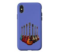 De Nombreuses Guitares électriques guitaristes guitaristes Coque pour iPhone X/XS