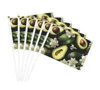 De nombreuses images d'avocat pour faciliter l'impression, drapeau portable, défilé, décoration d'intérieur, événements, utilisation polyvalente