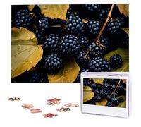 De nombreux puzzles de mûres de 1 000 pièces personnalisés avec sac de rangement - Puzzle photo stimulant pour décoration d'intérieur familiale (74,9 x 50 cm)