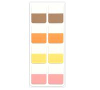De notes autocollantes transparentes sans résidus, onglets d ' translucides polyvalents pour les bureaux d ' études à domicile, notes autocollantes transparentes faciles à retirer