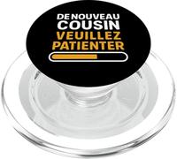 De Nouveau Cousin - Annonce Grossesse Bébé 2 À Venir PopSockets PopGrip pour MagSafe