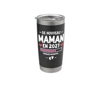 De Nouveau Maman 2027 - Annonce Grossesse Maman 2eme Bébé Gobelet isotherme en acier inoxydable double paroi