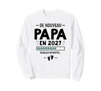 De Nouveau Papa 2027 - Annonce Grossesse Papa 2eme Fois Sweatshirt