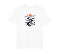 De Nouveau sur la Route : Voyage aventureux sur Une autoroute dans Le désert T-Shirt, Homme Grandes Tailles, Blanc, 5X Tall