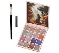 de ongles en gel massif - Palette de gel pour les yeux de chat, ensemble de 16 couleurs, vernis à gel magnétique | Collection d'art nail de texture en douceur dur