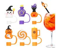 De Paille Halloween 6 Pièces Capsules 3D Douces Anti-Poussière