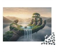 de Palm PeaksPuzzle Premium 1000 Pièces en Carton Épais lac Cascade pour Adolescents 12+ Entraînement Cognitif Activité Intérieure 70x50cm/1000pcs