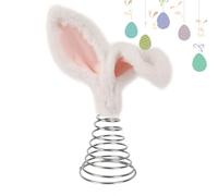 de Pâques - sur le thème du lapin, figurine de lapin mignon, décoration printanière saisonnière | Design robuste peint à la main pour salon, chambre à coucher, table de c