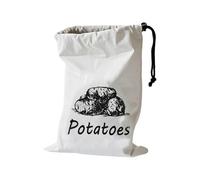 de Patate - Sac de rangement en toile lavable avec cordon de serrage pour légumes, sac de garde-manger réutilisable | Récipient à fruits à l'oignon et à l'ail respirant Grand support de