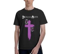 De&PE & Che Music Band Mode T-shirts pour hommes T-shirts imprimés à manches courtes col rond T-shirts en coton T-shirt décontracté d'été extérieur vintage taille régulière, Depeche Mode-21, M