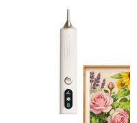 De Peinture En Strass - 2,6x15,8 Cm Stylo Sans Fil, 500mAh Outil De Peinture À Points Rechargeable Avec 2 Réglages De Vitesse | Accessoires D'art Ergonomiques Pour Les Vacances À La Maison