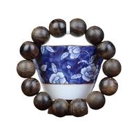 de Perles de Bois d’agar cambodgien Naturel, Perles bouddhistes de qualité coulante à l’Eau, en Vieux Bois