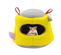 de perruches - pour oiseaux pour cage pour petits animaux, chaud pour oiseaux, maison avec hamac | Fournitures pour animaux de compagnie avec hiver pour la maison des planeurs de