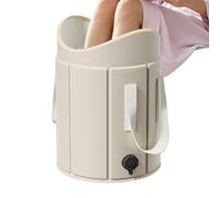 de pieds avec poignée de transport, pliable et profonde jusqu'au genou | Lavabo portable et pliable de voyage, adapté pour les femmes, les hommes, les adultes, les familles, les grands-mères et
