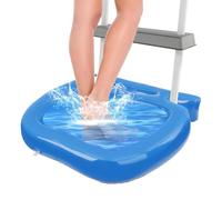 de Pieds de Piscine - Grand Bassin Gonflable de trempage des Pieds, de Portable, au Sol, Maison extérieure, Cour, Patio, Plage, Natation, Voyage, et Femme, acces