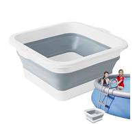 de pieds | trempage des pieds | grand bain pliable | avec 168 points de massage antidérapant | hôtel voyage bain piscine