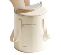 De Pieds, Tube Pliant pour Trempage des Pieds, Avec Base Antidérapante Et Conteneur Étanche Pour Soin Ménager Douche Circulation