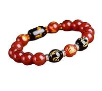 de Pierres précieuses Naturelles, amulette Reiki en Cristal du Zodiaque Authentique, Richesse Porte-Bonheur, éloigne Les Mauvais Esprits, Cadeau inspirant, 12 mm