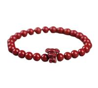 de Pierres précieuses Naturelles, Cristal Naturel, Niveaux élevés de cinabre, Animaux du Zodiaque Porte-Bonheur, équilibre, Rouge, amulette de Richesse, Attire l'argent, la prospérité, la