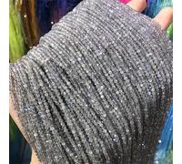 de pierres rondes, Perles en vrac en pierre naturelle multicolore de 2 à 10 mm, packs pour la création de bijoux(Labradorite,3mm around 125beads)