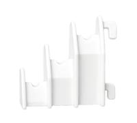 de pince en plastique à installation rapide, White | Crochets d ' installation rapide pour une organisation sécurisée des outils dans les maisons et les espaces de