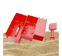 , de Plage | Kit de Construction de Moule de Mur de Brique de 4X | Jouet de Construction de Sandbox Castle Jeu en Plein Air pour la Cour Arrière du Parc