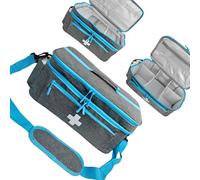 de planification de soins de crise fonctionnels multiples avec plusieurs couvertures pour les médicaments organisés Plan transportable de taille compacte Excellent pour les voyages en e