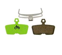 Clarks Cycle Systems – Plaquettes de frein – E-Bike VAE 2011-2014 – semi-métalliques – x4 Vert